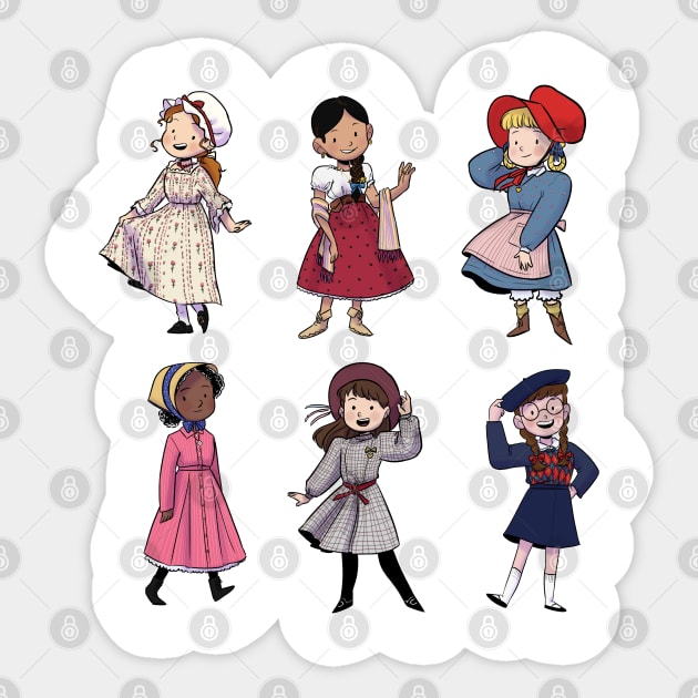 American Girl Classics - Meet Outfits Sticker by LaurenS